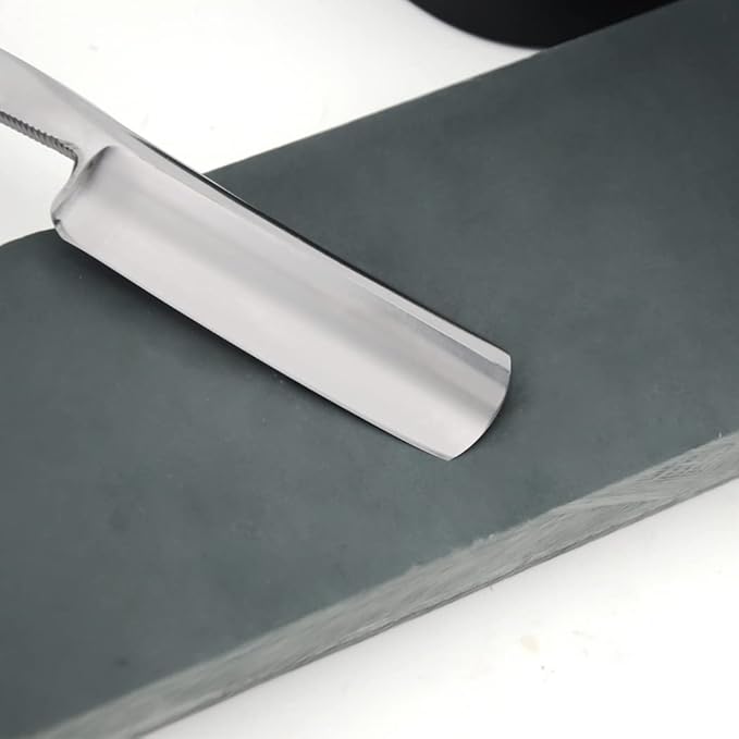Straight Razor Strops with Sharpening Stone Dual Leather Strops Barber Hair Removal Shaving Sharpener Folding Knife Sharpening Belt