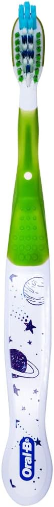 Oral-B Pro-Health Junior CrossAction Galaxy Toothbrush, Ages 6+, Soft - Pack of 6