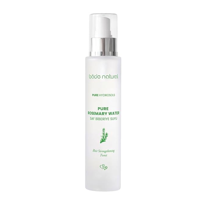 Bade Natural 100% Pure Rosemary Water Hair Growth Tonic – Natural Hair Loss Treatment & Scalp Tonic – Strengthens, Nourishes & Supports Healthy Hair – Vegan & Alcohol-Free – 3.4 oz