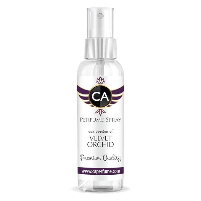 CA Perfume Eco Refill Impression of Velvet Orchid For Women Fragrance Eau de Parfum Spray Refillable Bottle 2 Fl Oz/60ml-X1