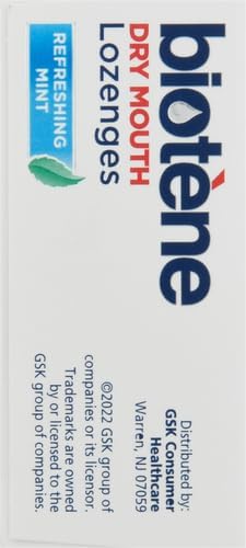 Biotene Dry Mouth Lozenges and Fresh Breath, Dry Mouth Relief and Breath Freshener, Refreshing Mint - 27 Count (Pack of 2)