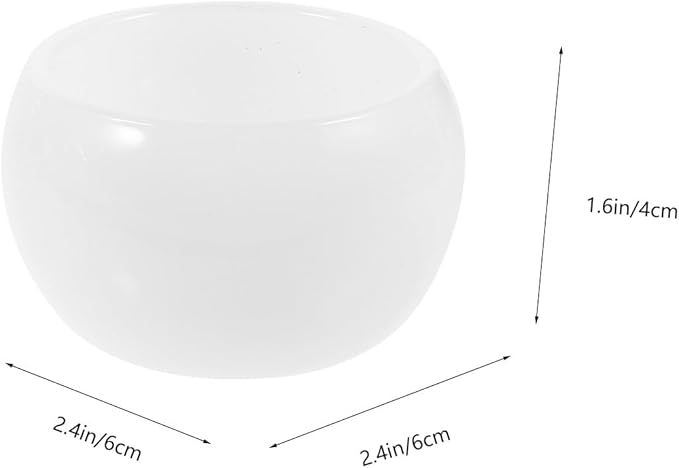 Glass Shaving Soap Bowl Small Decorative Foaming Container for Men Multi-use Shave Bowl Suitable for Home and Travel Grooming