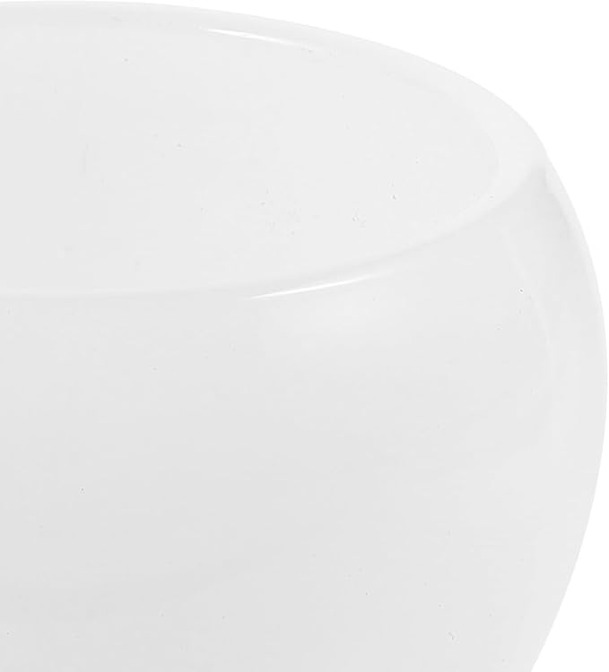 Beaupretty Glass Shaving Soap Bowl Deep Lather Shave Container Natural Soap Bubble Bowl for Men Barber Shaving Equipment Skin Care