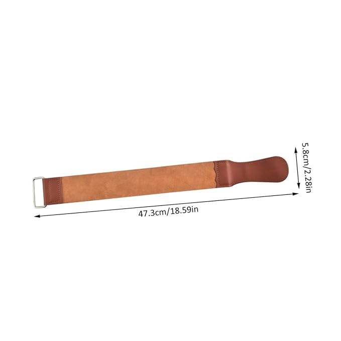Strop for Beard Razor Hair Removal Shaving Apron Men Professional Straight Razor Sharpening Tool Handle