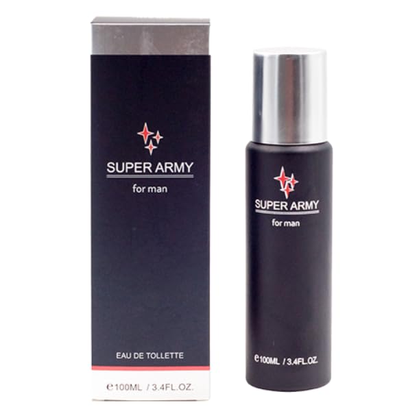 EBC Collection Perfume, SUPER ARMY, Perfume for Men, 3.4oz/100ml