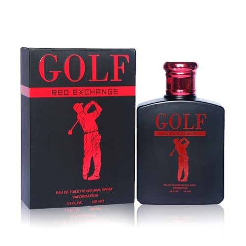 Golf Red Exchange Cologne for Men/Eau de Parfum Natural Spray 3.4 Fl Oz Perfume for Men Suitable for All Skin Type Fragrance Daily Used