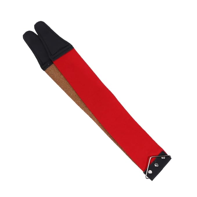 2pcs Traditional Barber Strop Leather Razor Strop Sharpening Strap for Razor Blade Random Color