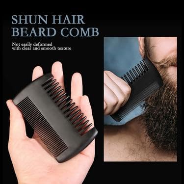 Straight Edge Razor Shaving Kit, Including Steel Shaver & Shaving Brush & Wooden Beard Comb & Brush, Beard Grooming Scissors, Idea Gift for Christmas, Birthday, Father for Men