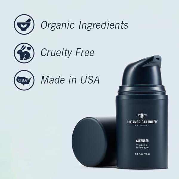Daily Routine Skin Care Set for Men, Essential Mens Moisturizer & Face Wash, Designed for Combination Skin including Oily Skin, Dryness, Breakout Prone, Hydration & Deep Cleanse without Stripping Skin