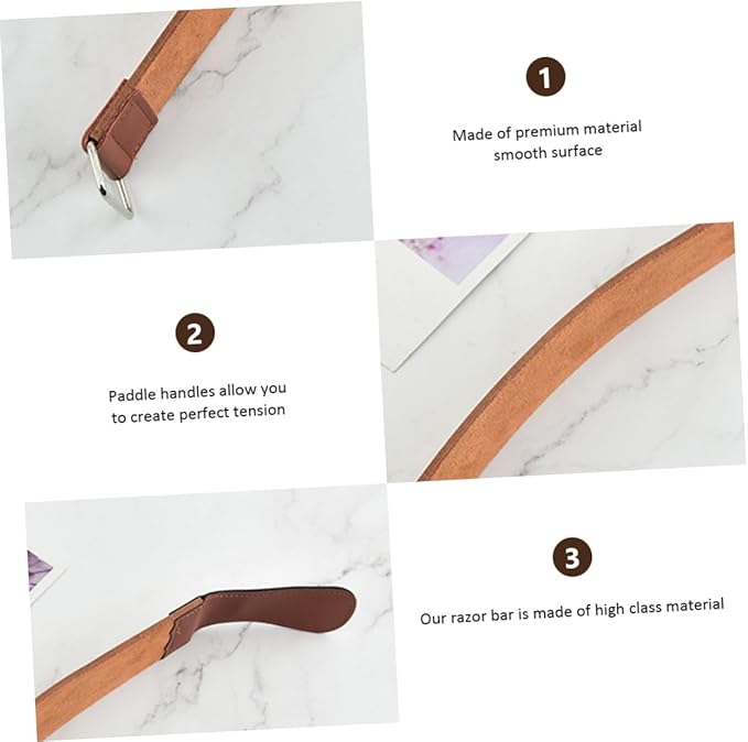 Practical Razor Strop Straight Razor Sharpening Belt Double-sided Sharpening Strap Shaver Home Use