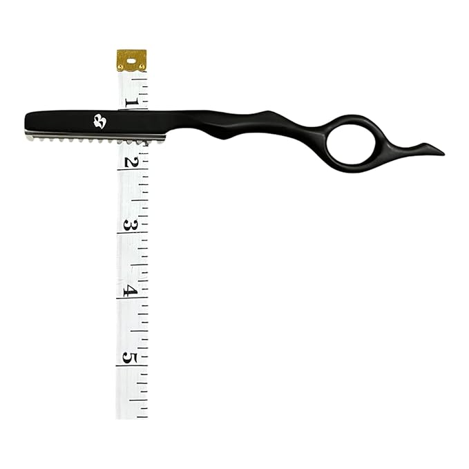 MIRACLE 7" Hair Styling Razor Kit – Stainless Steel Cutting & Thinning Tool with Blade Safety Guard & Non-Slip Handle – Texturizing & Feathering Razor for Salon & Home Haircuts