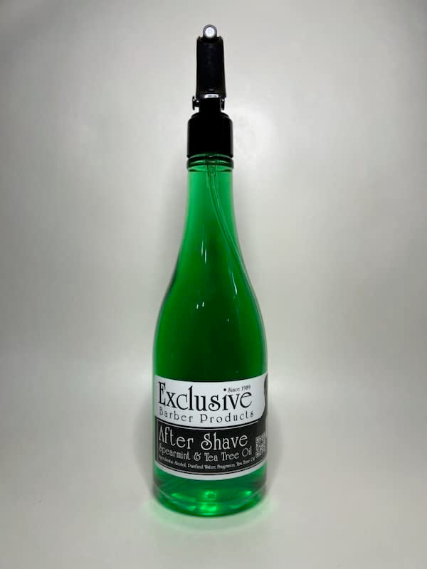 Aftershave (Spearmint and Tea Tree, 12 oz)