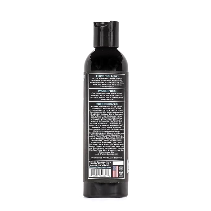 Badass Beard Care Beard Conditioner For Men - THE PIRATE, 8oz - Made of Natural Ingredients for A Healthy, Soft, & Itch Free Beard and Mustache
