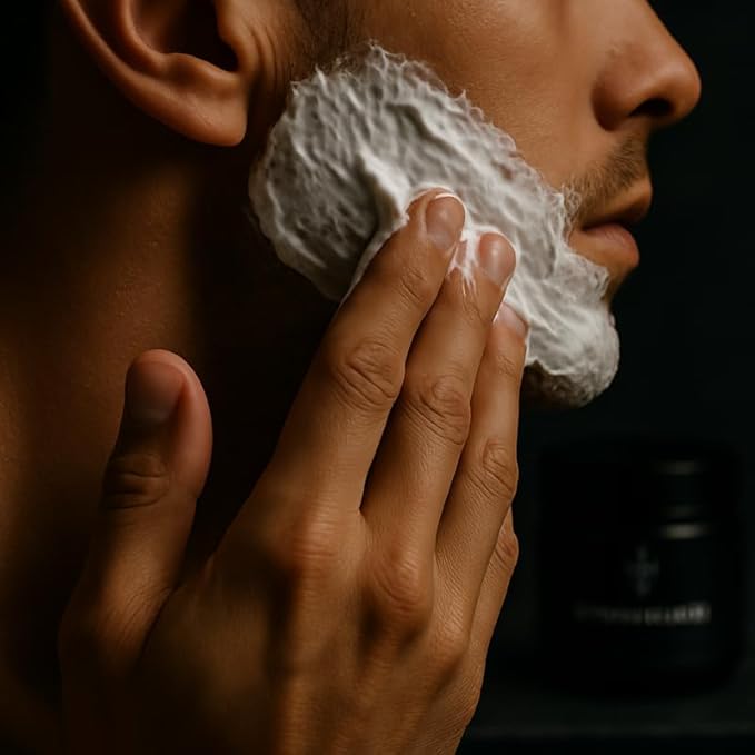 Shaving Cream for Men – Unscented, Helps Reduce Irritation | StoneBlade Luxury Shave Cream, 6 oz