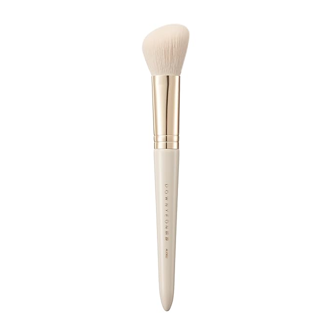Bisque Series Small Contour Brush for Sculpting Cheekbones Jawline Painted Birch Handle with Soft Nylon Bristles MJ902