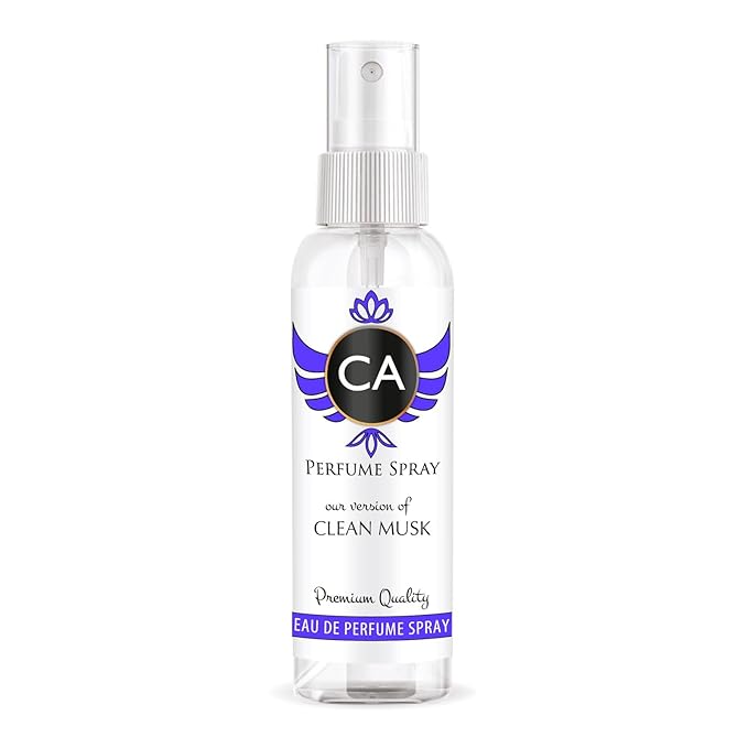 CA Perfume Eco Refill Impression of Clean Musk for Unisex Musk Long Lasting Fragrance Eau De Parfum 2 Fl Oz 60ml