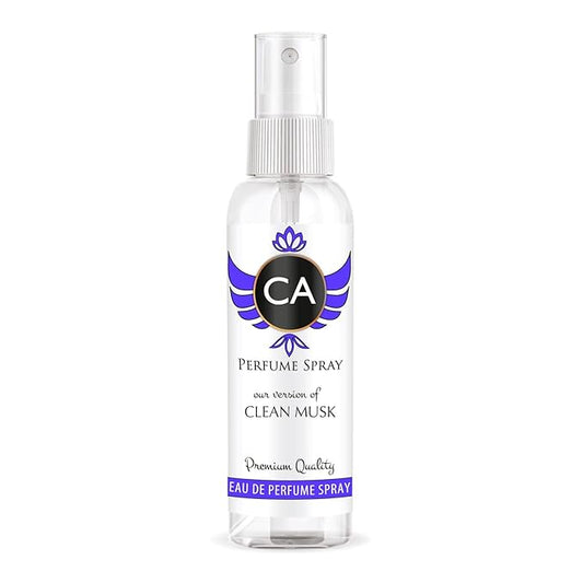 CA Perfume Eco Refill Impression of Clean Musk for Unisex Musk Long Lasting Fragrance Eau De Parfum 2 Fl Oz 60ml