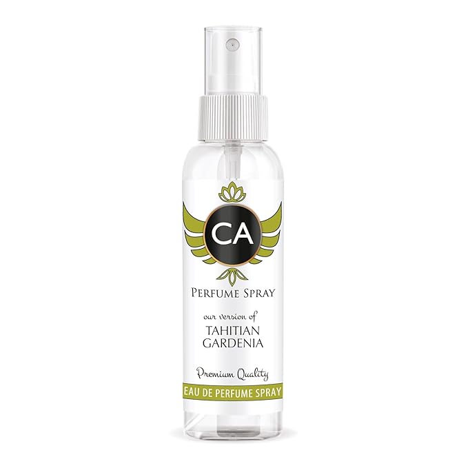CA Perfume Eco Refill Impression of Tahitian Gardenia for Unisex Floral Long Lasting Fragrance Eau De Parfum 2 Fl Oz 60ml