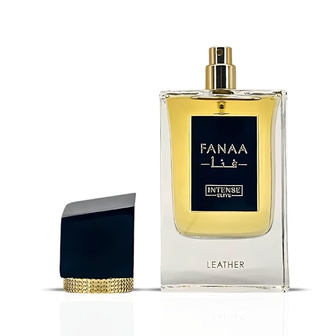 INTENSE ELITE Fanaa Leather Arabian Perfume For Men 100ML (3.4Oz) Eau De Parfum Men With Mandarin, Bergamot & Pepper Notes Long Lasting Perfume