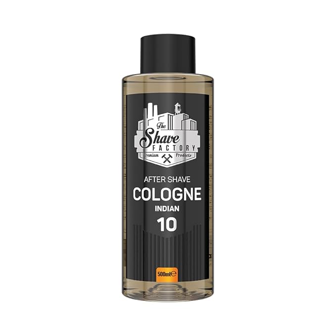 the shave factory After Shave Cologne Series - Cologne for Men, Aftershave for Men, Refreshes and Relieves Face and Skin (10 Indian)