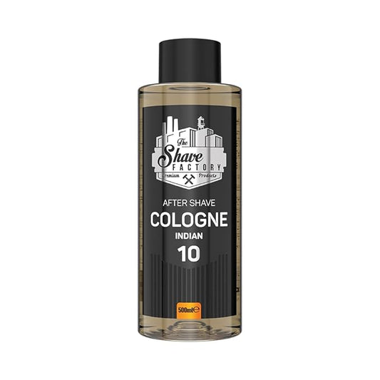 the shave factory After Shave Cologne Series - Cologne for Men, Aftershave for Men, Refreshes and Relieves Face and Skin (10 Indian)