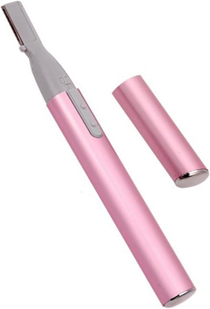 Electric Eyebrow Trimmer Women Precision Face Razors Battery Operated Small Facial Hair Remover Shaver Epilator for Face Neck Fuzz Lips Body Arms Leg, Eyebrow Trimmer, Facial