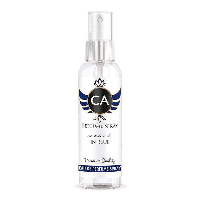 CA Perfume Eco Refill Impression of In Blue for Men Woody Spicy Long Lasting Fragrance Eau De Parfum 2 Fl Oz 60ml