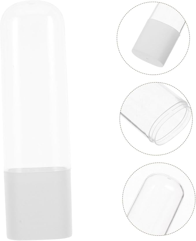Travel Flosser Tip Cover Case Portable Plastic Toothbrush Holder for Electric Flosser Nozzle Storage