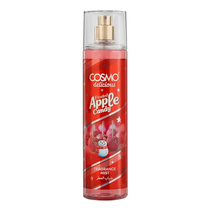 Cosmo Delicious Frosted Apple Candy Fragrance Mist 150ml, Green Apple Perfumes, Sweet Candy & Citrus Zest Scent, Fresh Body Spray, Perfect For Everyday Wear, Long Lasting Perfume For Women & Men