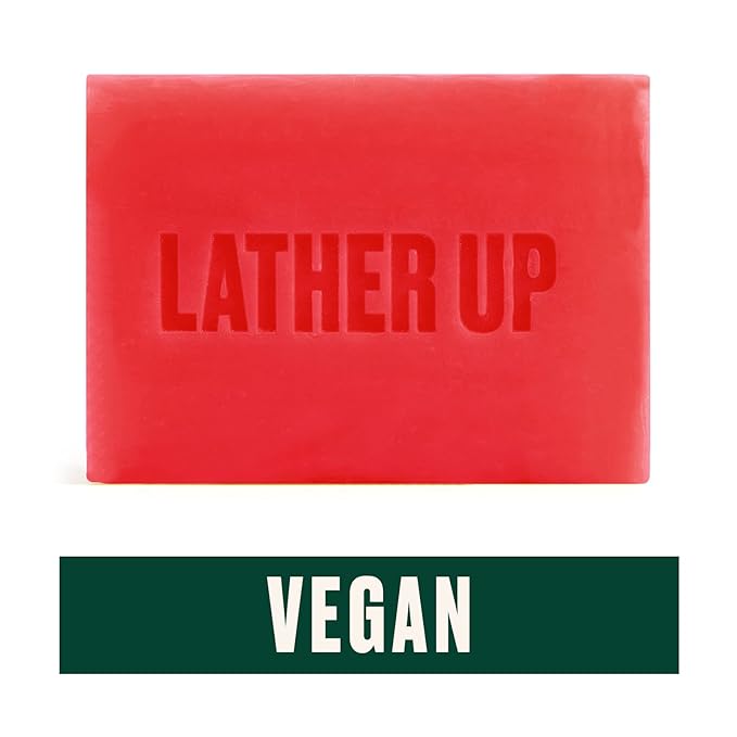 The Body Shop Strawberry Cleansing Face & Body Bar – Cleanses and Recharges Skin – Vegan – 3.5oz