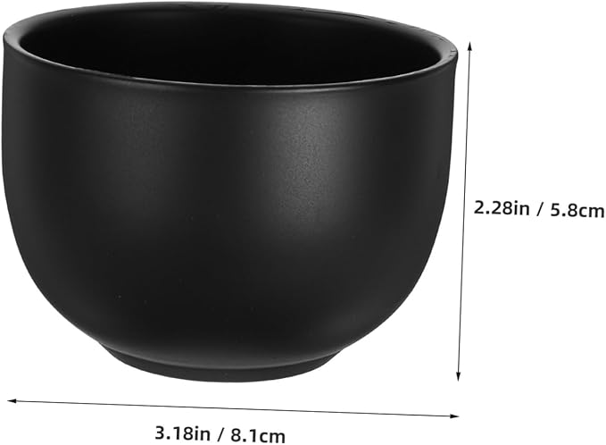 Shaving Bowl Matte Sandblasted Shaving Soap Container for Men Lightweight and Portable Shave Lather Mug