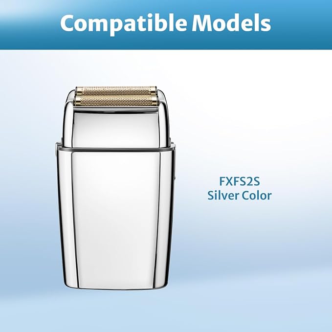 FXFS2 Foil Shaver Replacement Foil Compatible with Babyliss Foil Shaver FXFS2, Silver Color, 1Pack