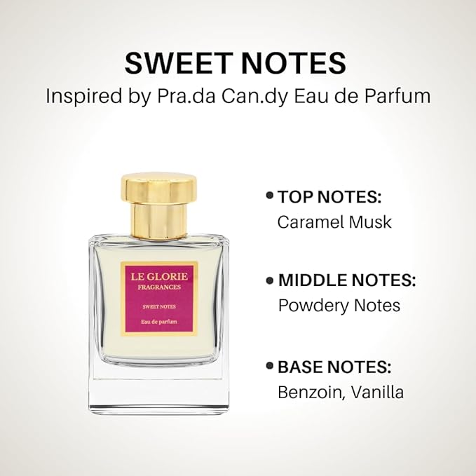Inspired by Pr*da's Candy, Sweet notes EDP, Long Lasting 12-14 Hours Perfume Spray for Women, All Skin Types, Cruelty Free - 0.33 oz 10ml