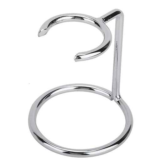 Men Razor and Shaving Brush Stand, Stainless Steel Shave Brush Holder Razor Storage Protect Shaving Kit Fits Most Razors and Brushes for Salon Home Travel