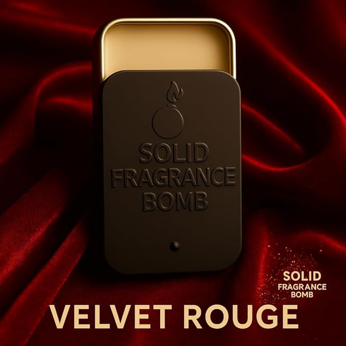 – Premium All-Natural Solid Cologne for Men & Women | Long-Lasting, TSA-Safe, Alcohol-Free, Halal, Handmade Travel Fragrance Balm (Velvet Rouge 540)