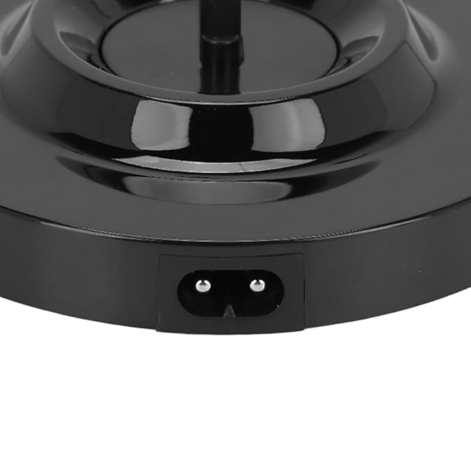 Electric Shaver Charging Stand, Black Round Shape Men's Shaver Charger Base Universal Charging Dock for s5000 6000 7000 s8000 s9000