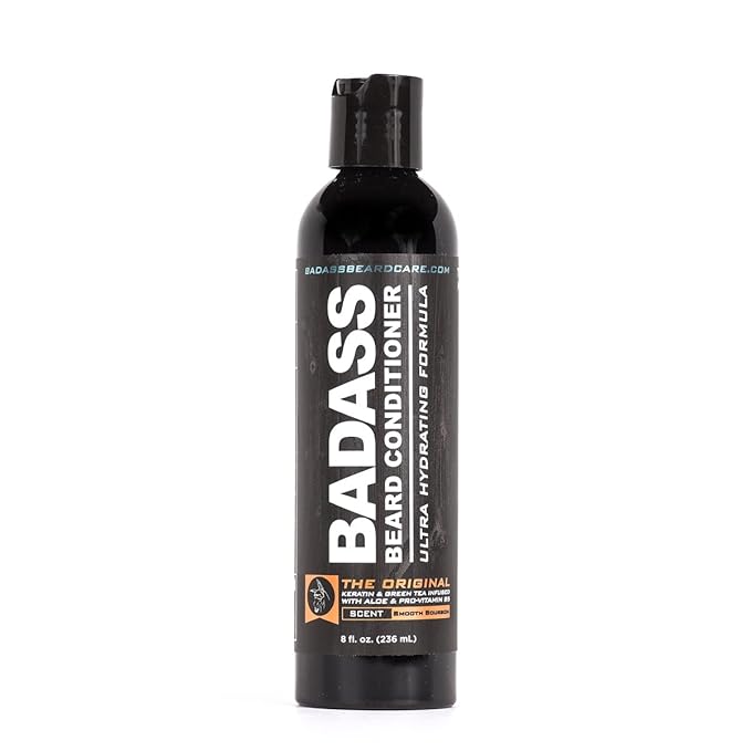 Badass Beard Care Beard Conditioner For Men - THE ORIGINAL, 8oz - Made of Natural Ingredients for A Healthy, Soft, & Itch Free Beard and Mustache