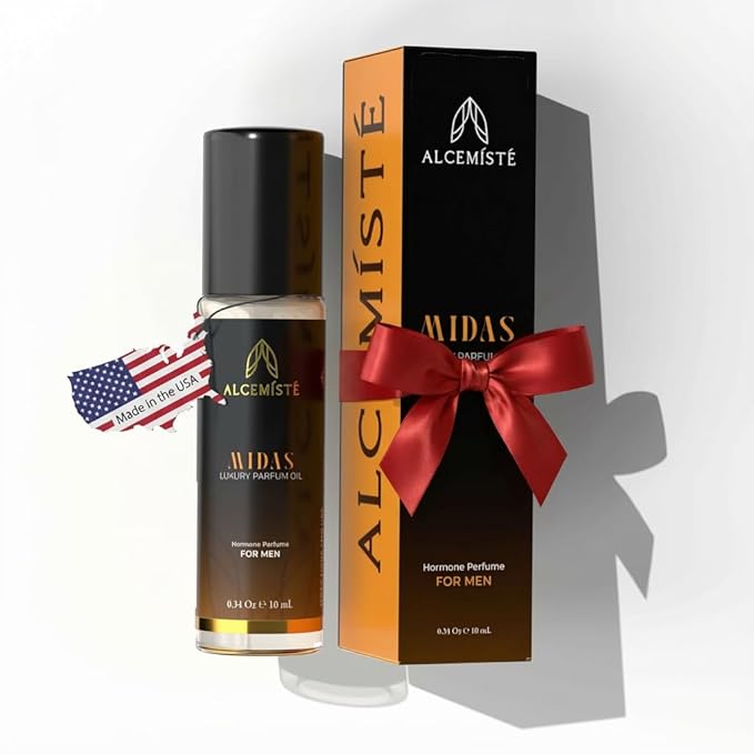 Concentrated Cologne For Men - Long-Lasting Mens Cologne - Pheromones-Infused Oil-Based Perfume For Him - Intense Formula - Travel Size, Rollerball Fragrance - 0.34 oz (10 mL)