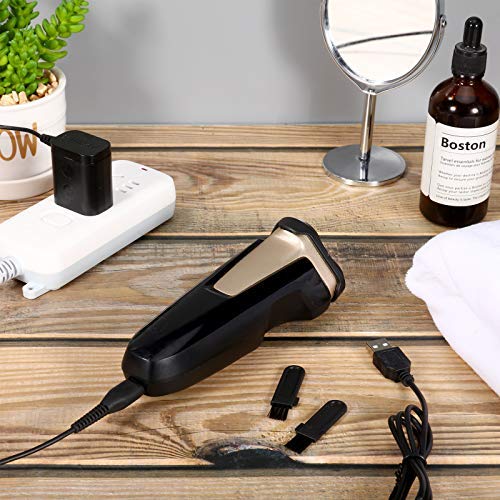 Honoson Head Shaver Power Cord Replacement Electric Shaver Charger Razor Cord USB Cable Charging Data Line and 5 Pieces Cleaning Brush Hair Clipper Compatible with Pitbull/norelco 9188 3188