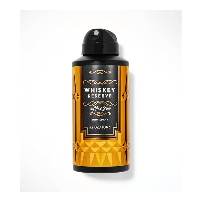 Bath & Body Whiskey Reserve Body Spray, 3.7 oz. / 104 g (Packaging Artwork Styles May Vary)