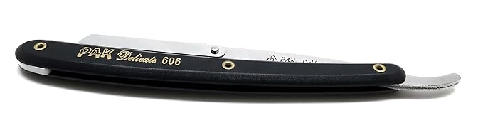 Set of 4 PREMIUM INSTRUMENTS Barber Razors Straight Edge Folding Handle Colors