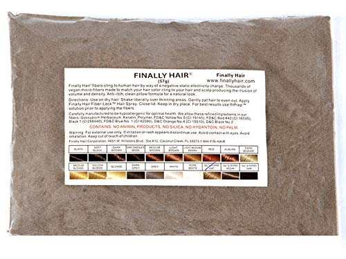 Hair Building Fibers 57 Grams. Highest Grade Refill That You Can Use for Your Bottles From Competitors Like Toppik?, Xfusion?, Miracle Hair? Light Salt & Pepper (Light Brown Salt Highlights))