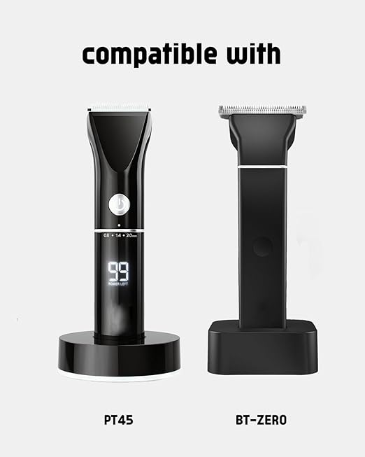uijino Beard Club Trimmer Charger for Beard Club PT45 Charger and BT-Zero Body Trimmer, 1 Cleaning Brush, 3.3ft Power Cord