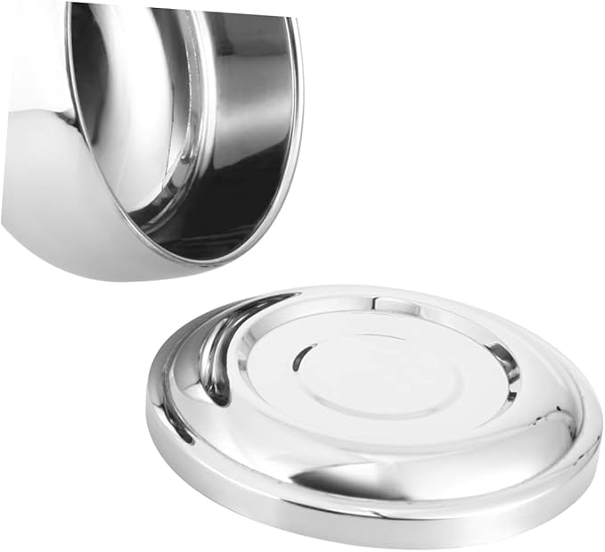 Men's Large Deep Shaving Soap Bowl Lid Shaving Mug Compact and Practical Design for Cleanliness and Comfort