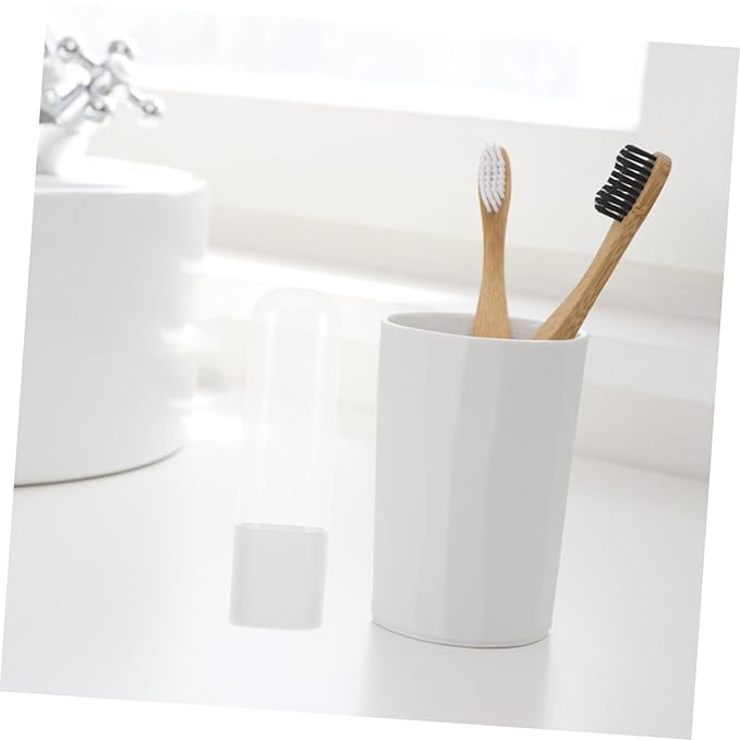 GALPADA Multi-use Flosser Tip Heads Box Storage Container Flosser Tip Covers Packing Box Travel Essential