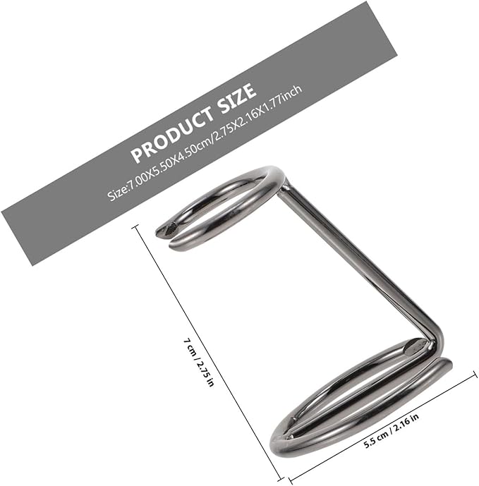 Wakauto Men’s Razor Brush Stand and Razor Holder for Shaving Accessories Gunmetal Color Suitable for Bathroom Storage