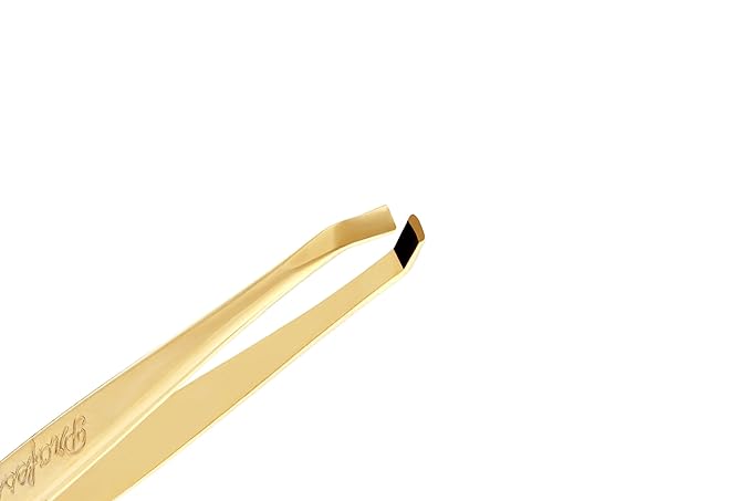 Solingen Germany Slant Tip Stainless Steel Eyebrow & Facial Hair Hand-Filed Made in Germany