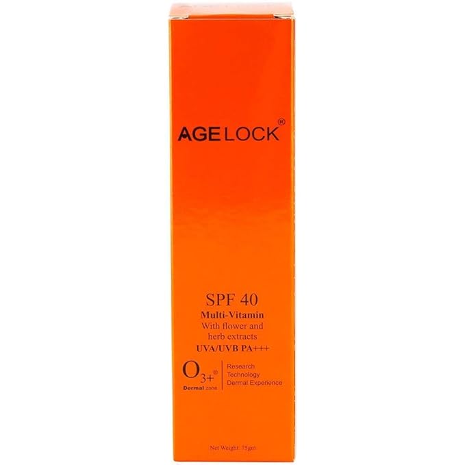 O3+ Agelock SPF 40 Multi-Vitamin with Flower and Herb Extracts (75gm)