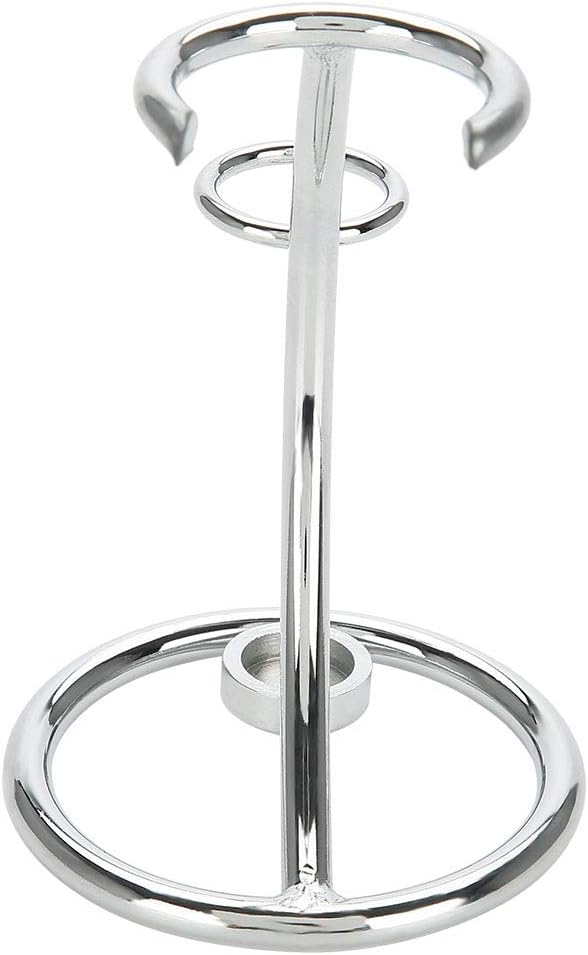 Shaving Brush Stand Shaving Brush Holder Shaving Heavy Chrome Shaving Stand Refined Curved and Shaving Brush Manual Stand Holder