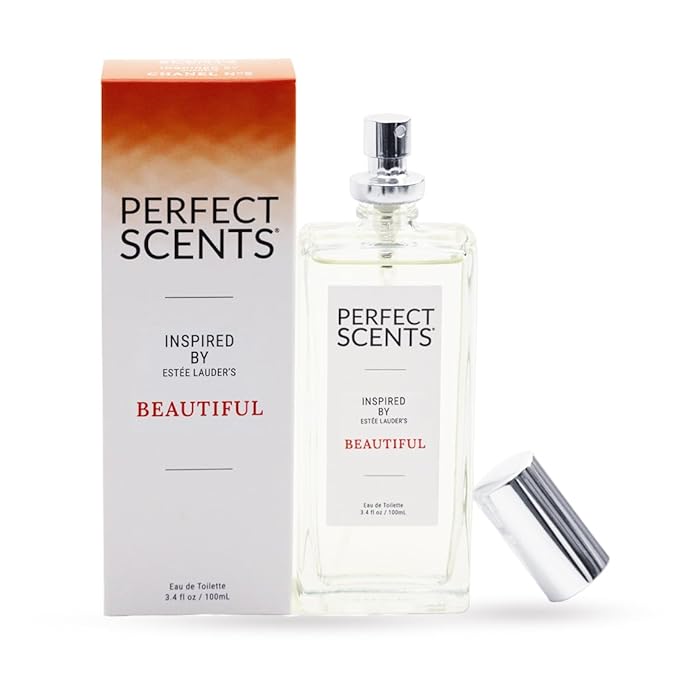 Perfect Scents Fragrances, Inspired by Estee Lauder’s Beautiful, Women’s Eau de Toilette, CLEAN, Vegan, Paraben-Free, Phthalate-Free, Never Tested on Animals, 3.4 Fluid Ounces